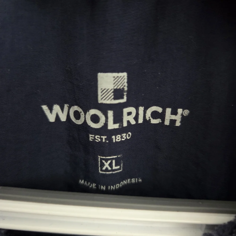 Woolrich Men's Heather Blue Quarter  Snap Up Sweater Size Xl Pocket Pullover